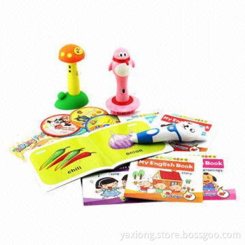 Educational touch reading pen with cute sound available